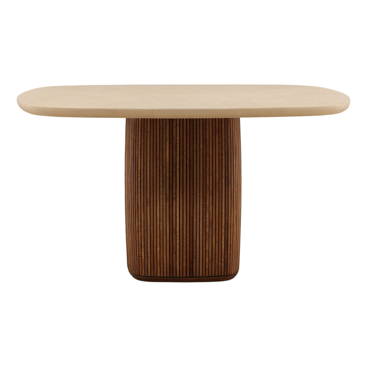 Atria - Dining Table - Sand And Brown