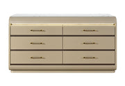 Genesis - Dresser With LED - Gold