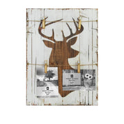 Deer - 13.6" x 18.9" Bust Picture Holder  - White / Brown