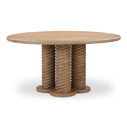 Treccia - Round Dining Table - Oak