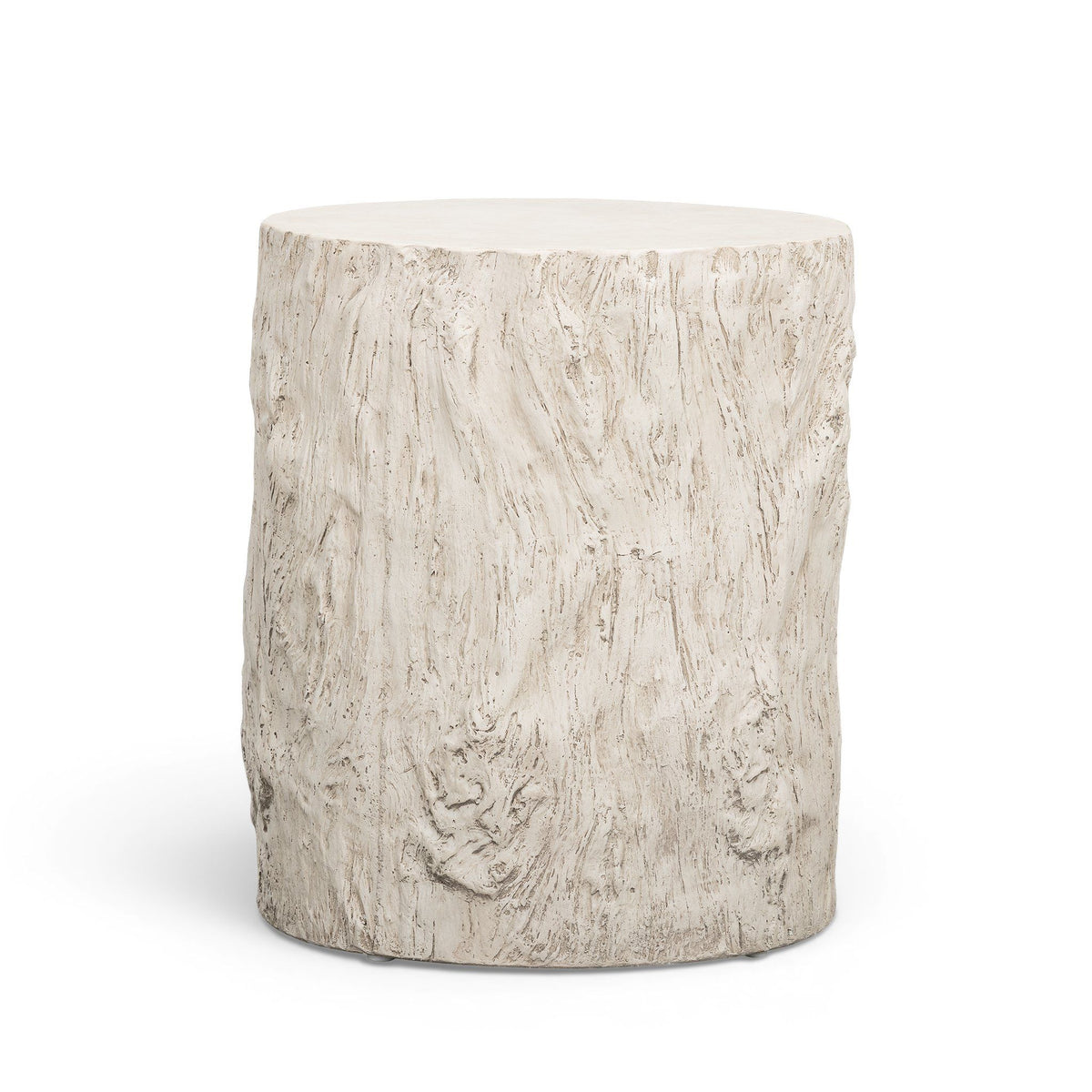 Fawn - Concrete Indoor/Outdoor Side Table - Driftwood