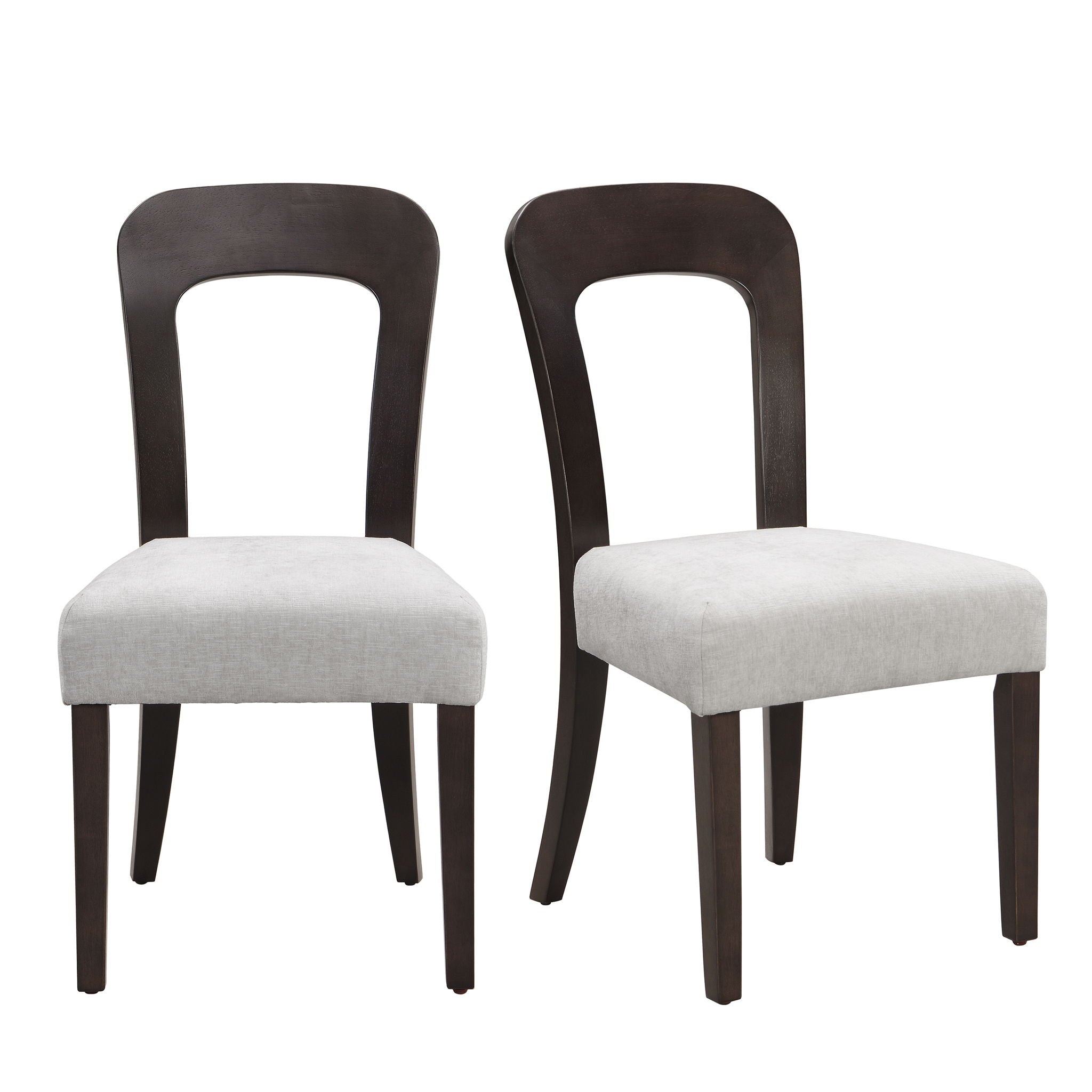 Upholstered Dining Chairs (Set of 2) - Gray