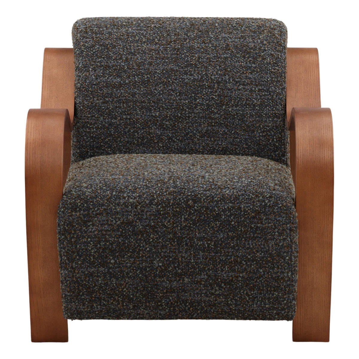 Amabel - Occasional Chair - Paris Cerulean And Brown