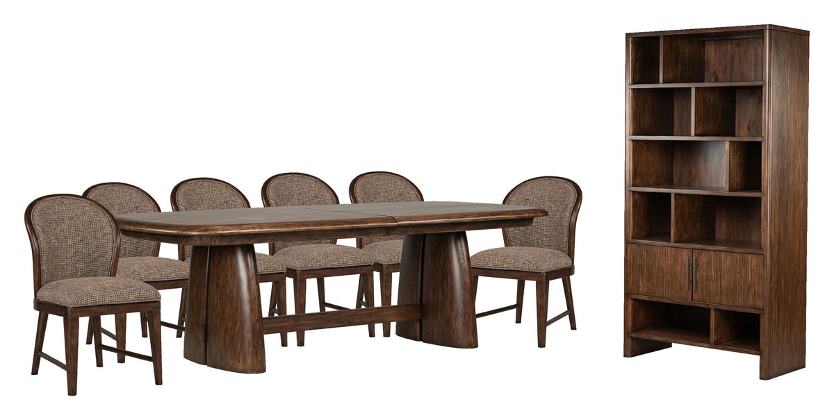 Belville - Extendable Trestle Dining Table Set