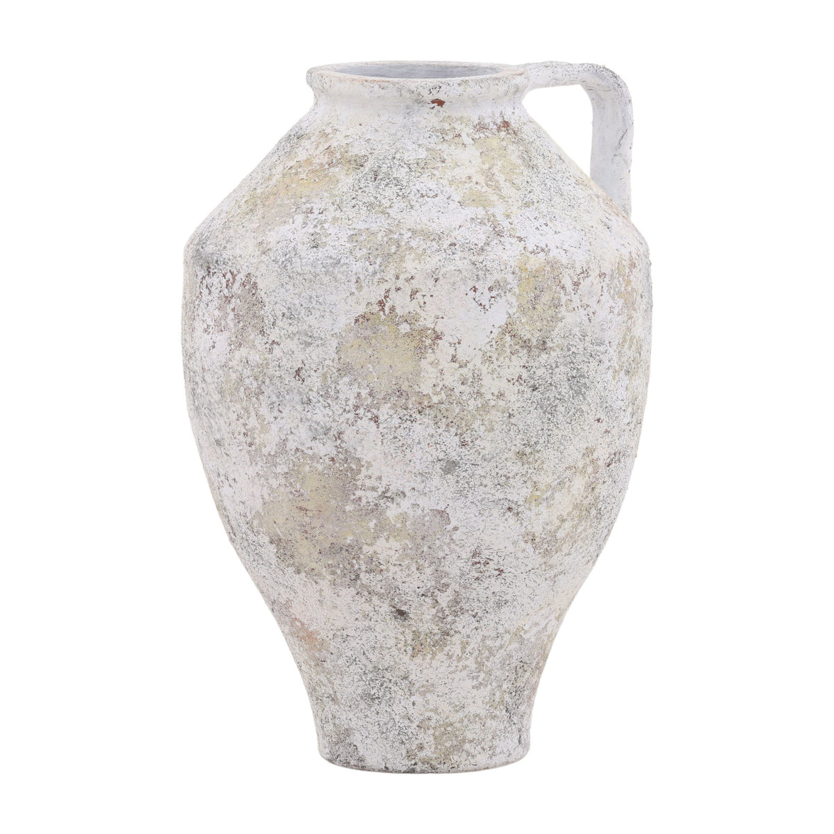 Halina - Vase - White Distressed