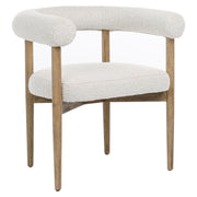 Matilda - Dining Chair - Cream With Natural