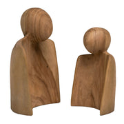 Wood - Sculpture (Set of 2) - Natural