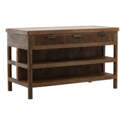 Elston - Kitchen Island - Beige And Brown