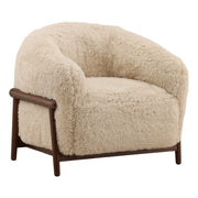 Prescott - Occasional Chair - Cream And Dark Brown