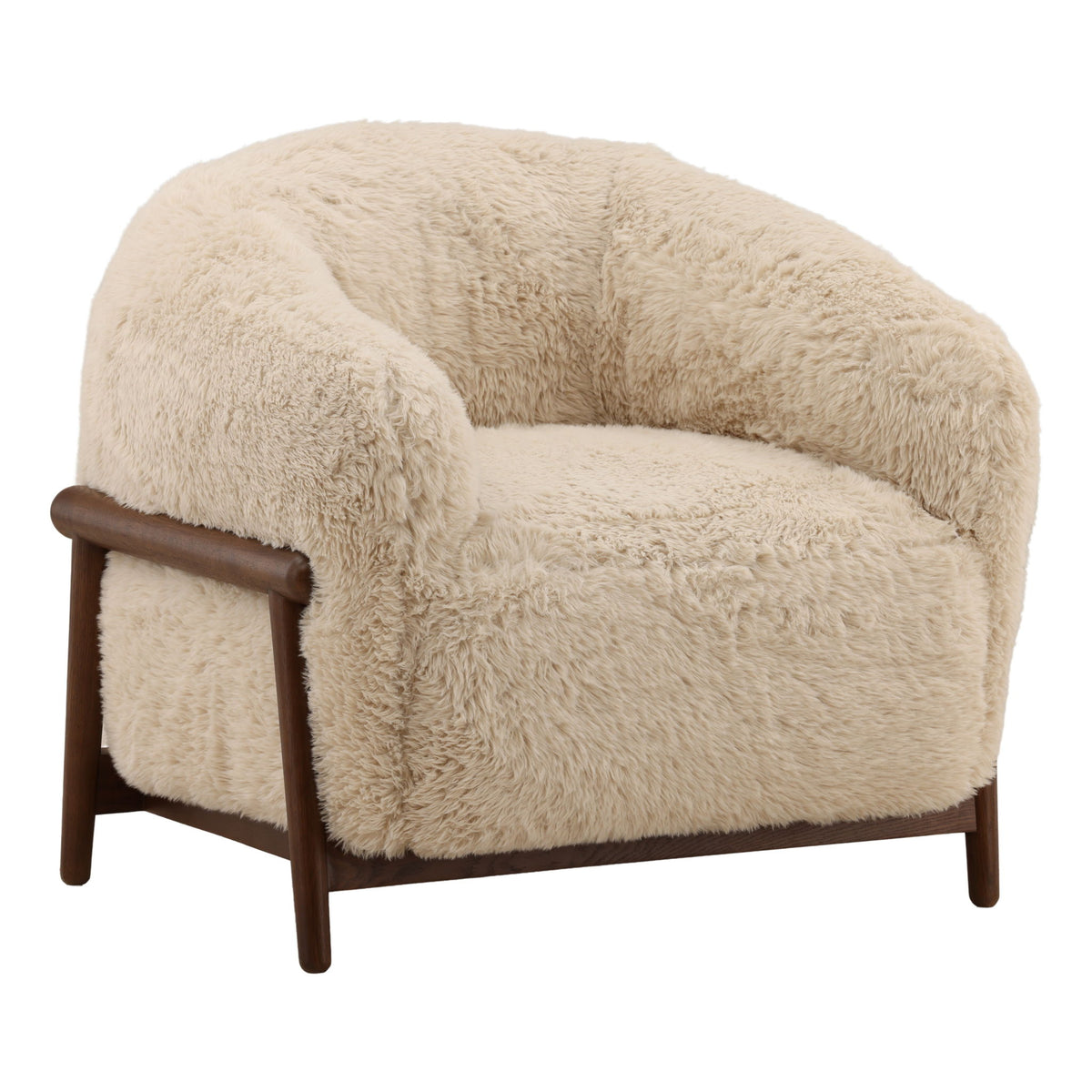 Prescott - Occasional Chair - Cream And Dark Brown