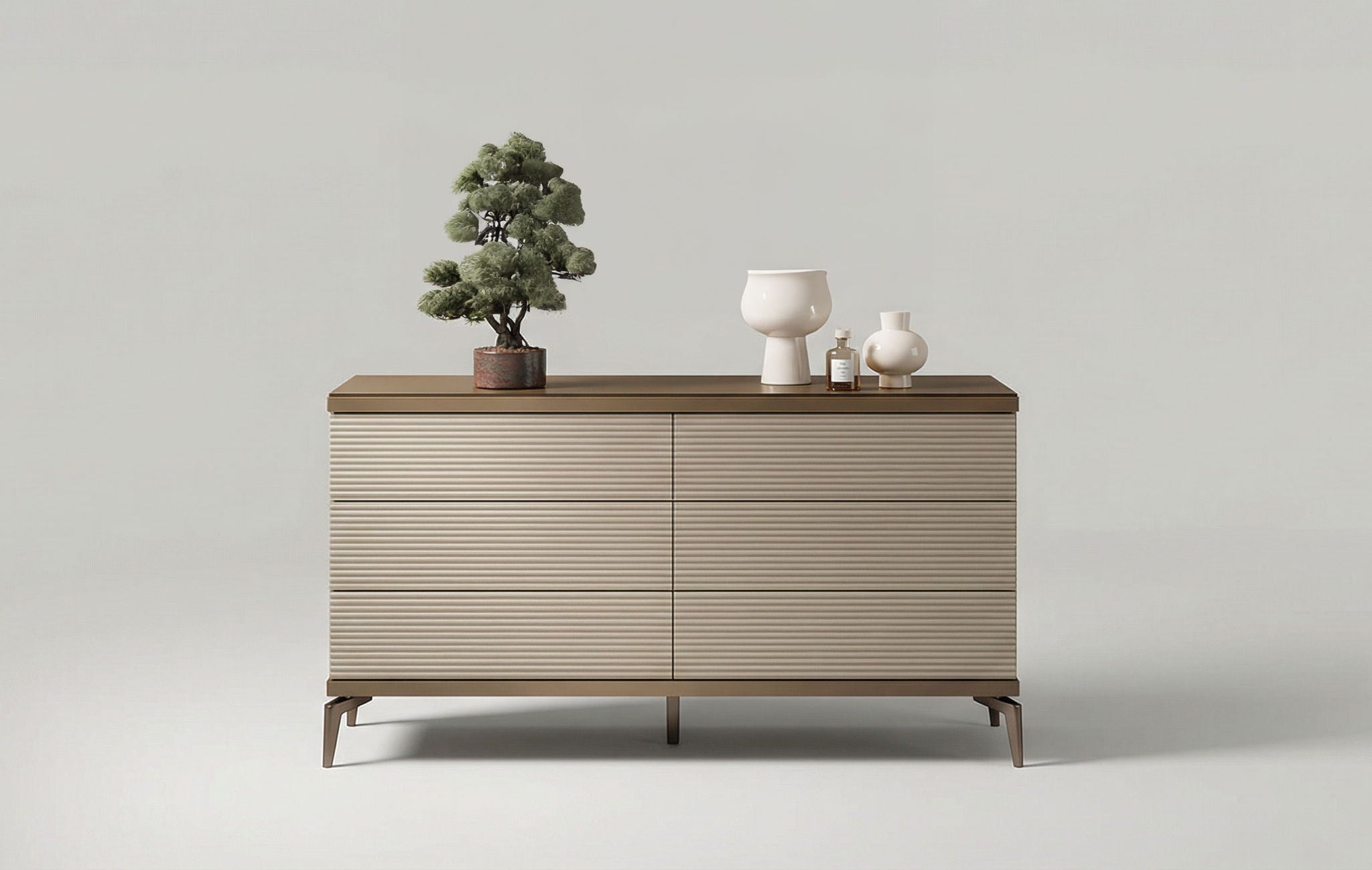 Linea - Double Dresser - Light Beige