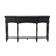 Retro Console Table With 3 Soft Close Drawers