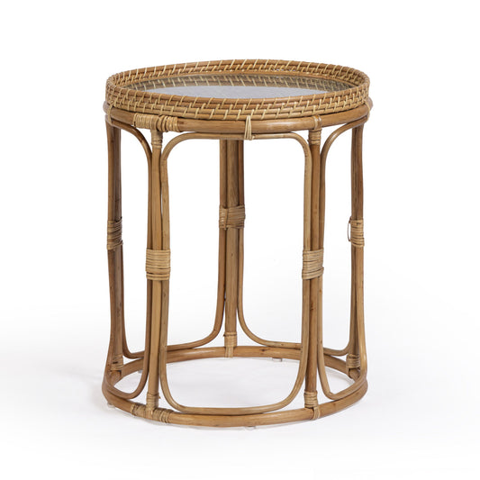 Lindy - Rattan Side Table - Natural