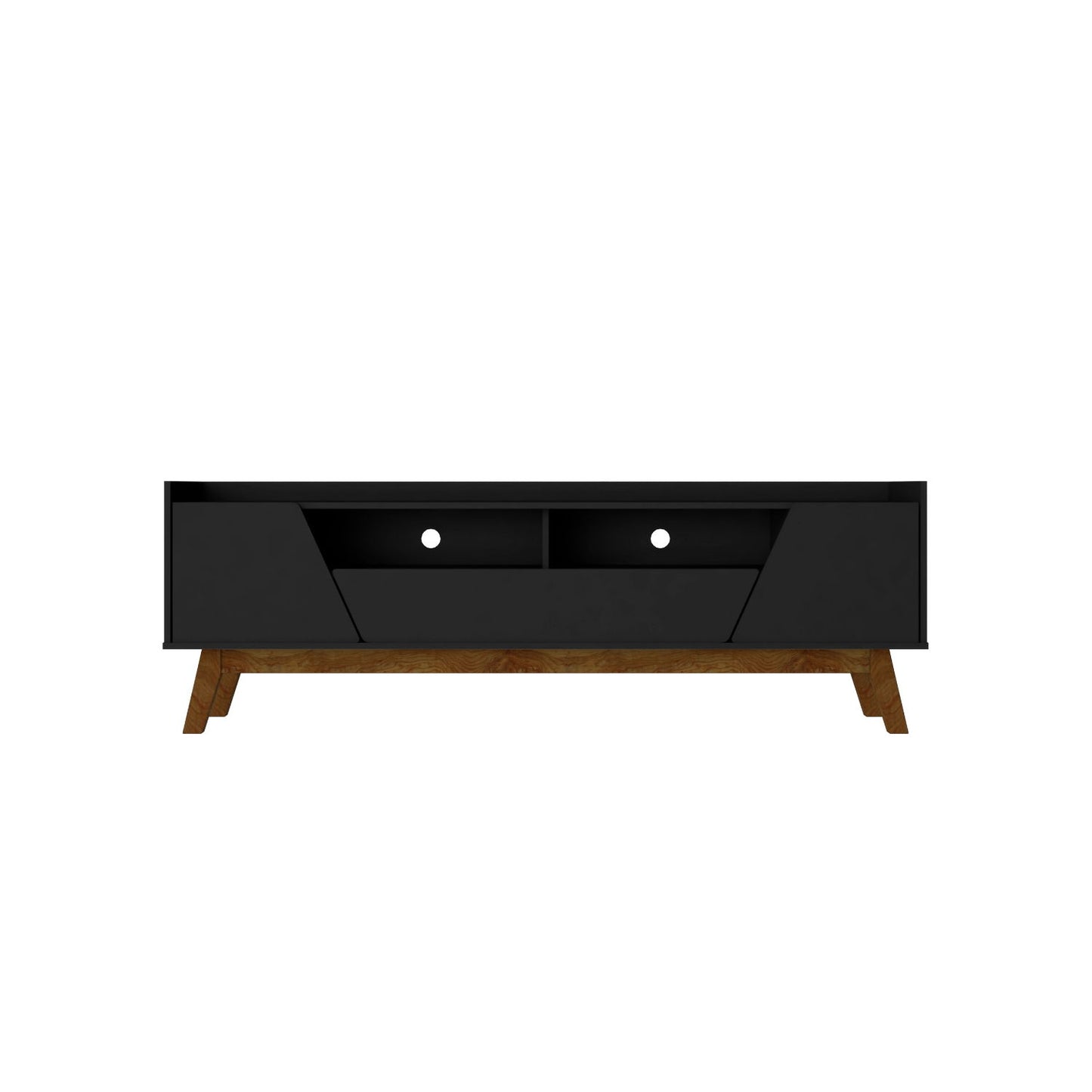Marcus - TV Stand With 4 Shelves And Soft Close Doors