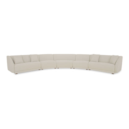 Fraser - 5 Piece Modular Sectional - White