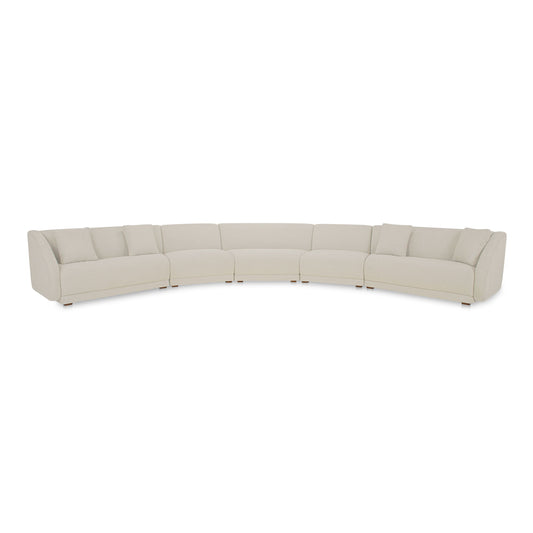 Fraser - 5 Piece Modular Sectional - White