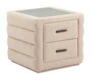 Soffice - Nightstand - Beige