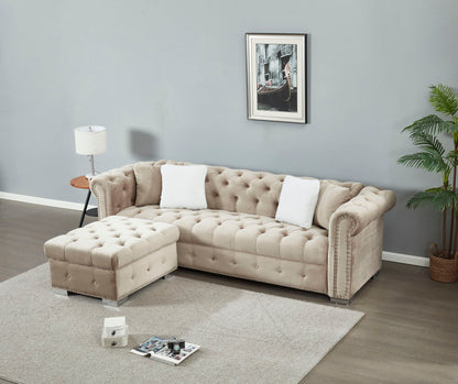 4 Seater Oversized L Shaped Reversible Sectional Sofa