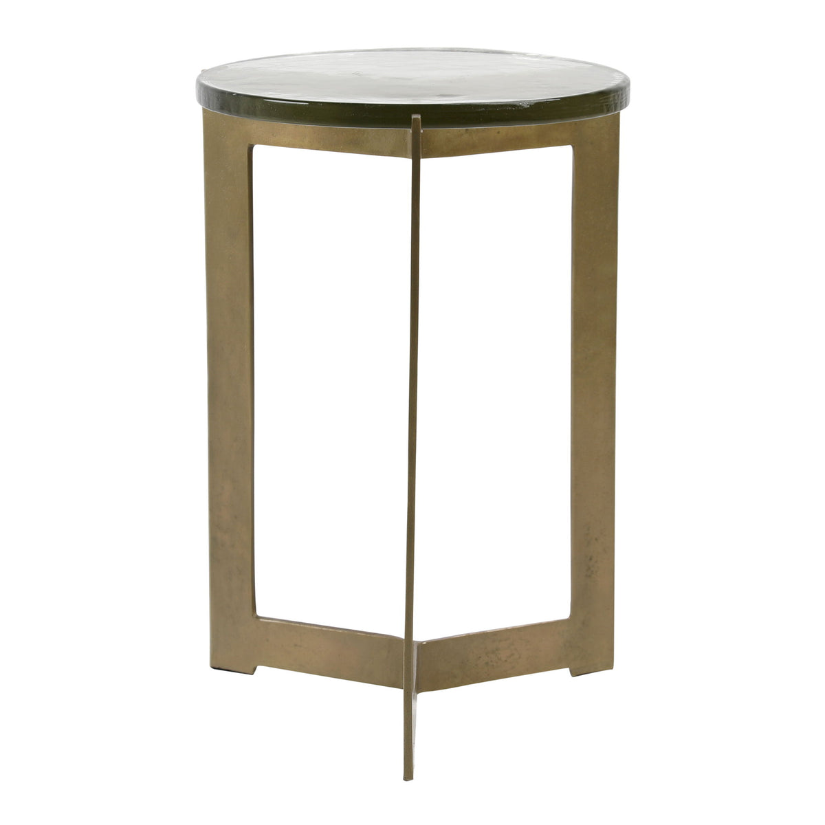 Aida - Side Table - Antique Brass