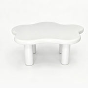 Cloud Shaped Coffee Table With 4 Round Legs
