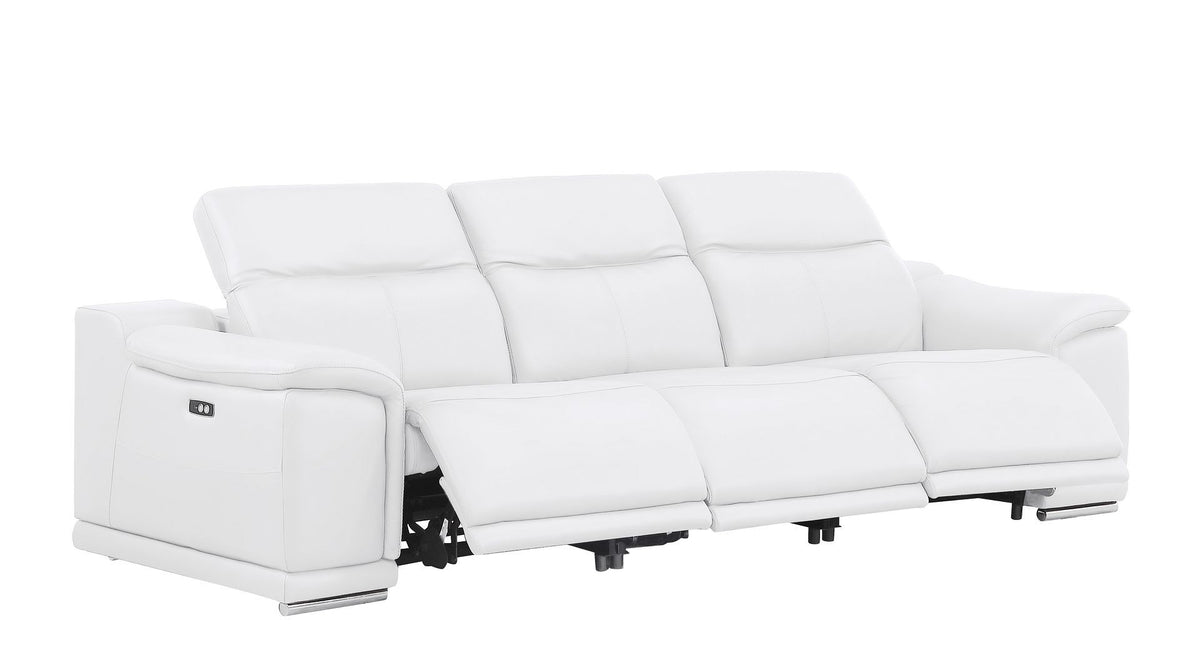 2679 - Genuine Leather Reclining Set (Sofa And Loveseat With 5 Power Recliners)