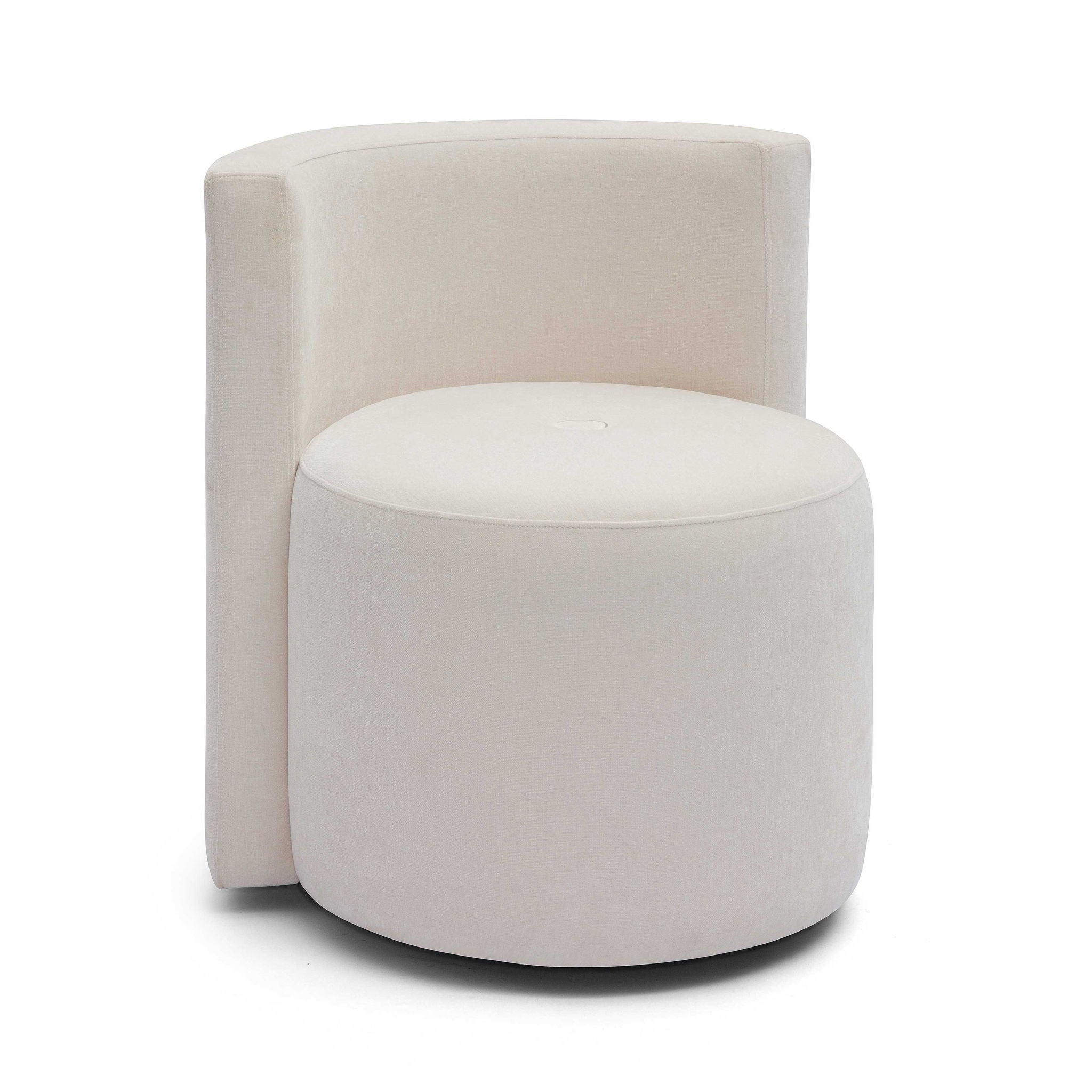 Alyssa Chenille Rolling Desk Chair - Thumbnail 2