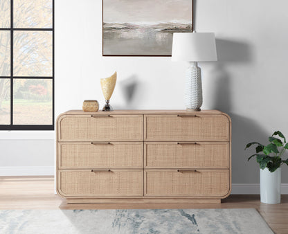 Windsor - Rubberwood Dresser - Natural