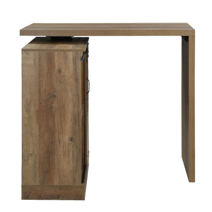 Quillon - Bar Table - Rustic Oak Finish