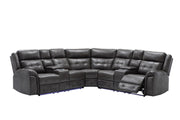 U32 - 3 Piece Power Reclining Sectional - Gray
