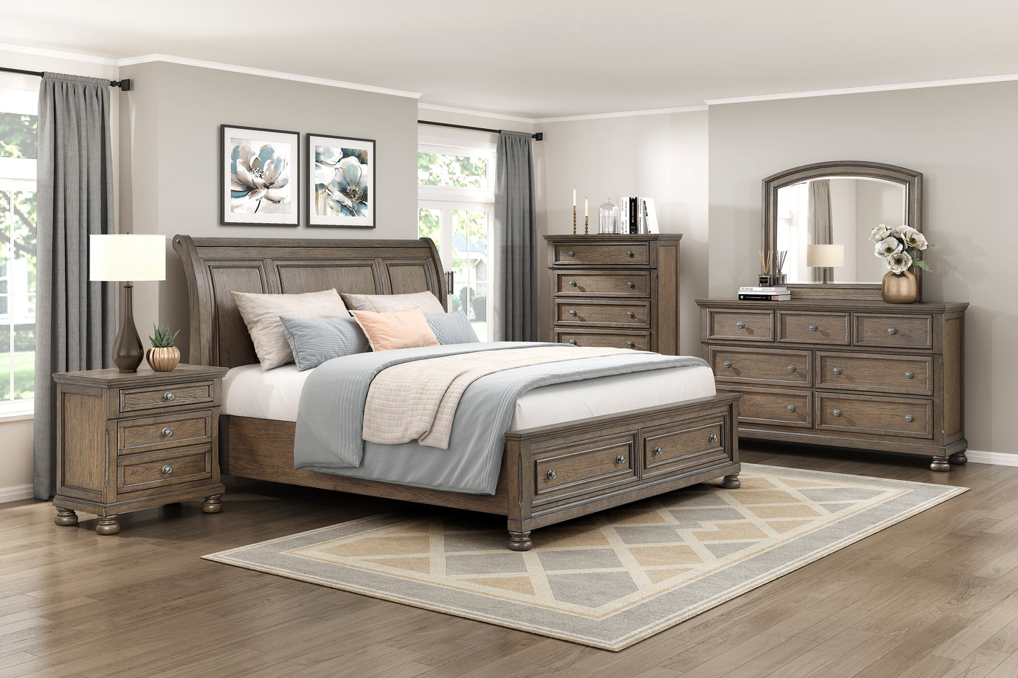 5pcs Queen Bedroom-Bethel Collection
