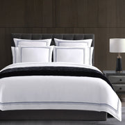 Border Embroidery - King Sheet Set (Set of 4) - Navy