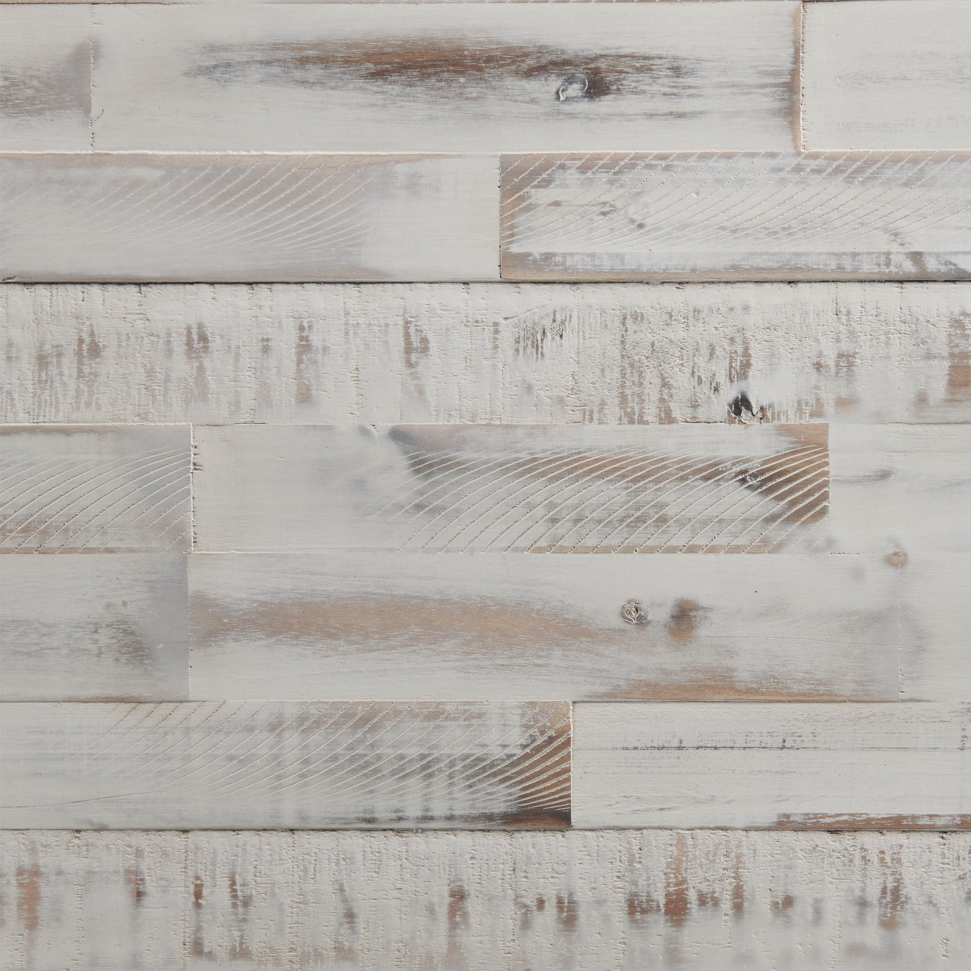 Modern Rustic - Dining Bench - Weathered White