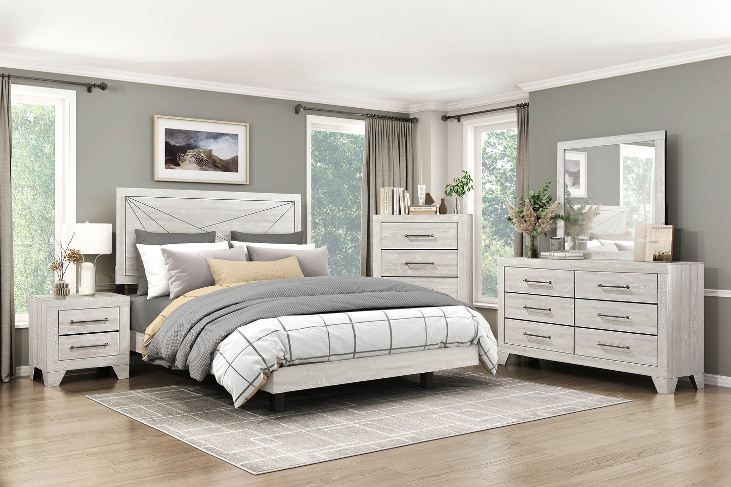 5pcs Queen Bedroom-Aspen Collection