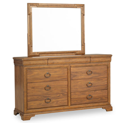 Echelon - Rectangular Mirror - Heritage Walnut