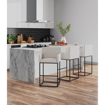 Ambassador - Counter Stool With Square Frame