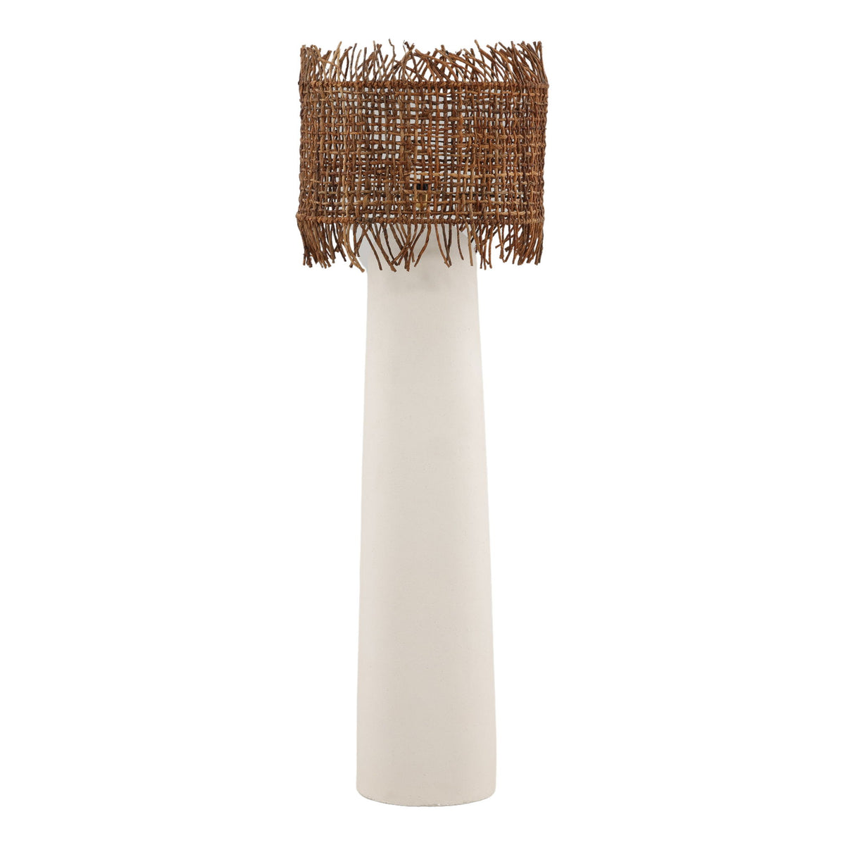 Verino - Floor Lamp - White And Natural