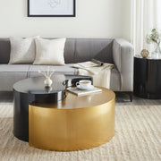 Ying Yang - Coffee Table - Gold / Black