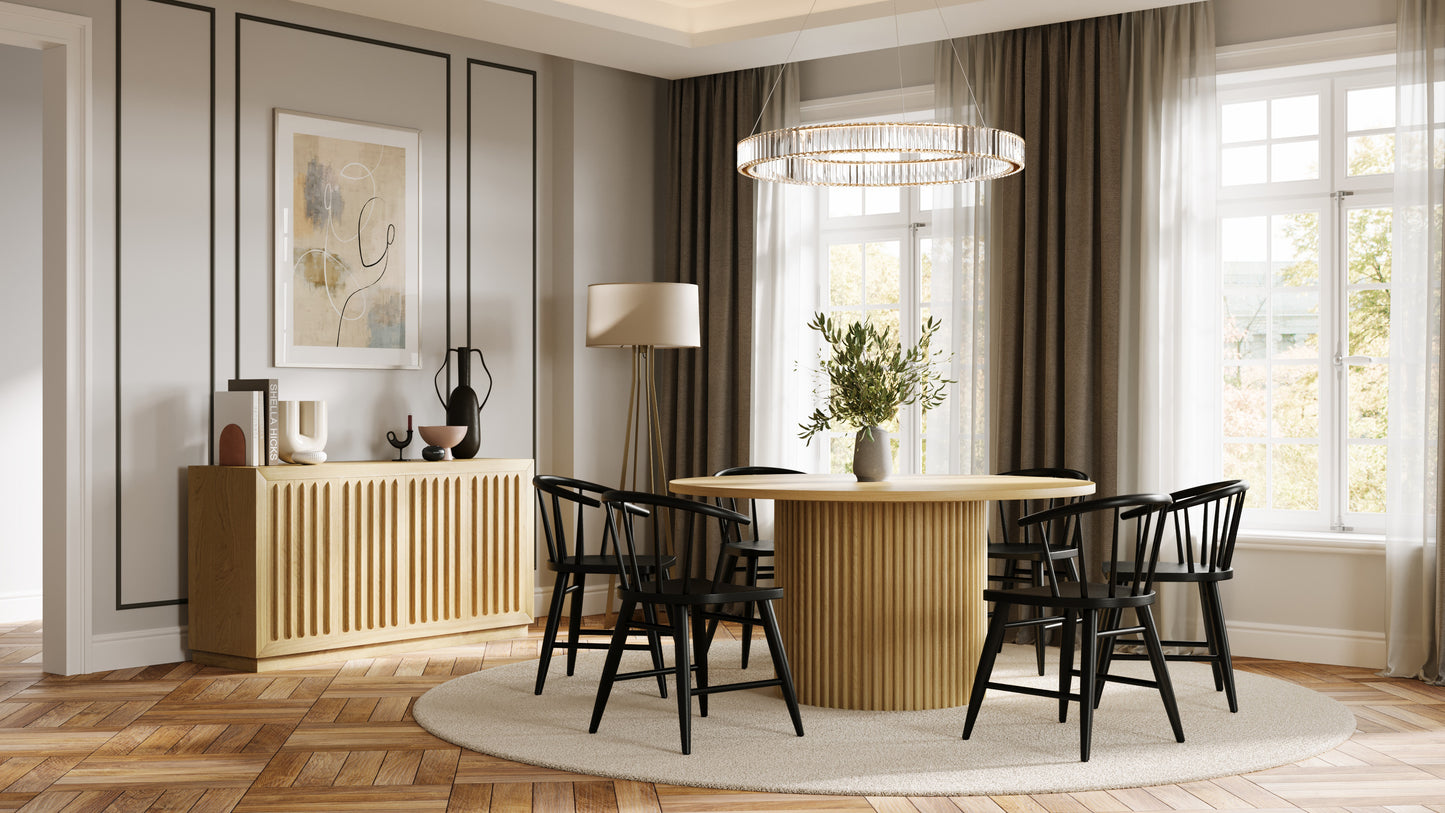 Auden Dining Table W/ Fitz Chair