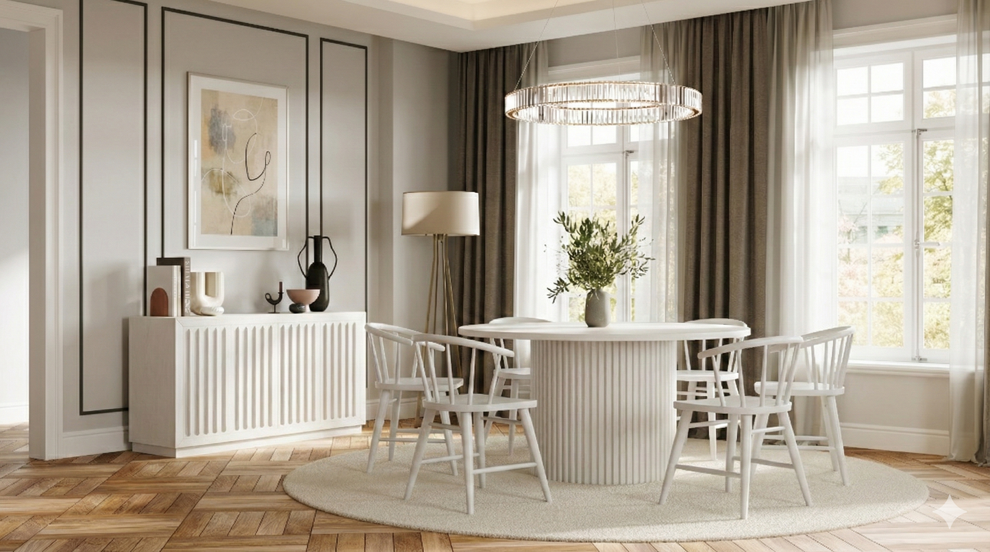 Auden Dining Table W/ Fitz Chair