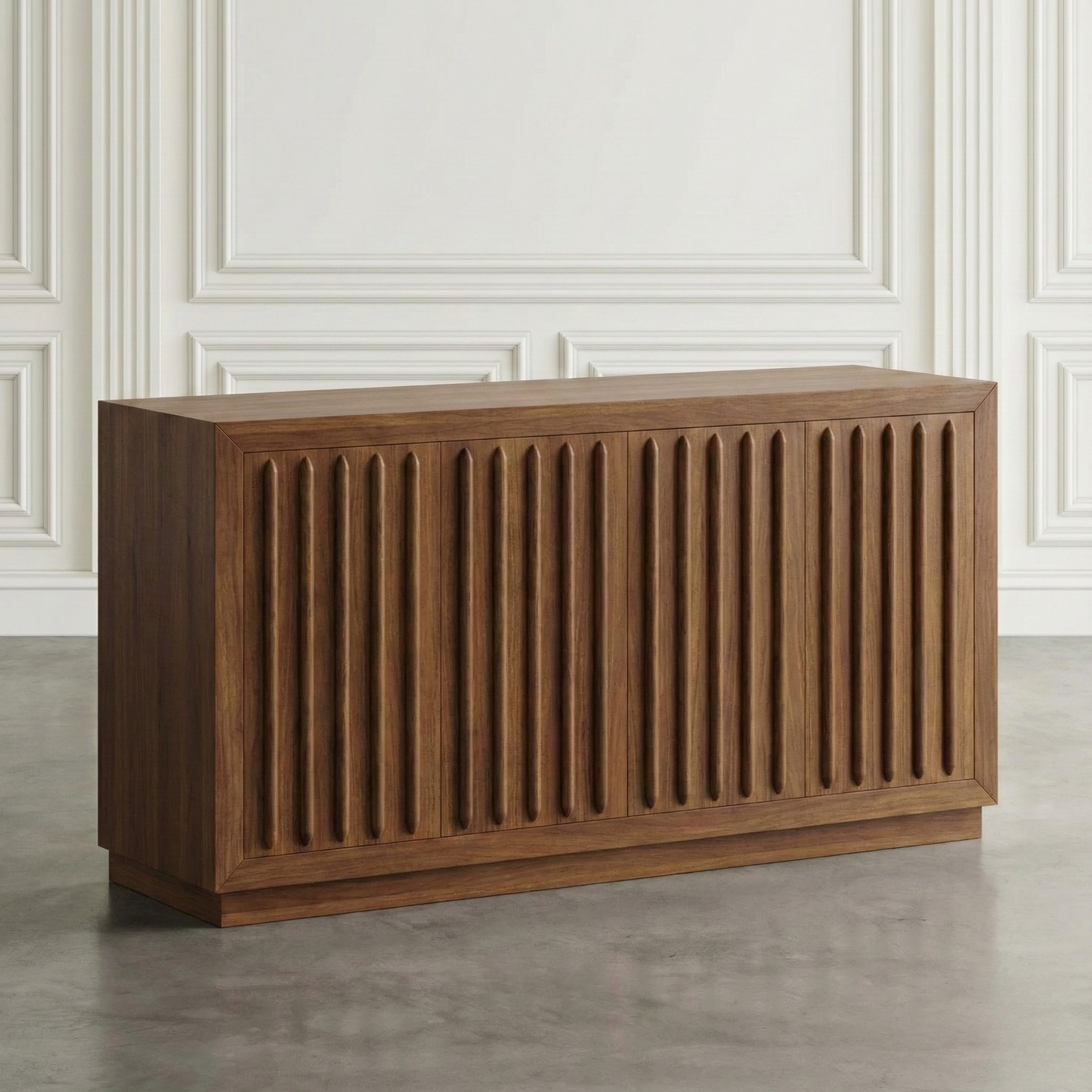 Cabinet with fluted door sideboard