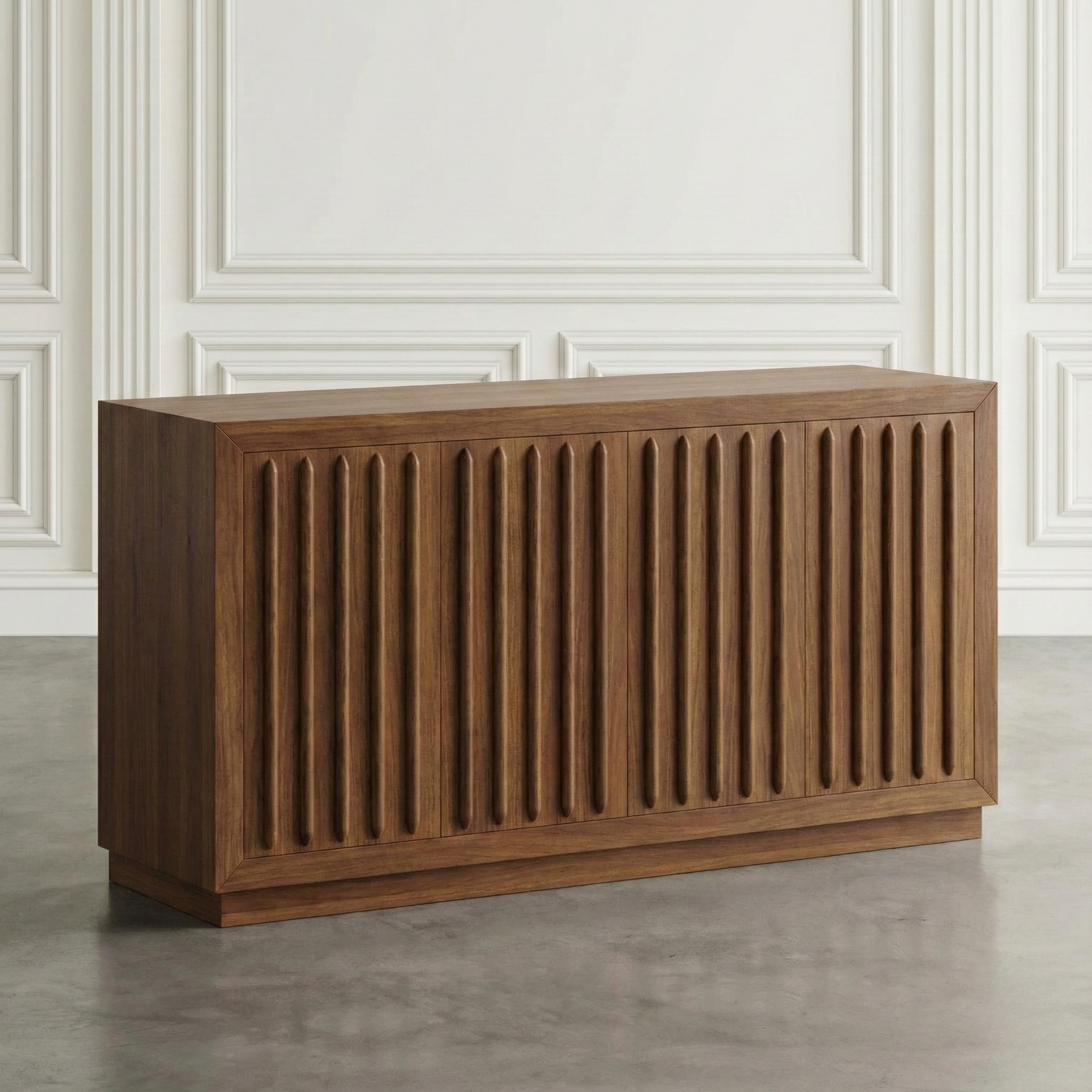 Cabinet with fluted door sideboard