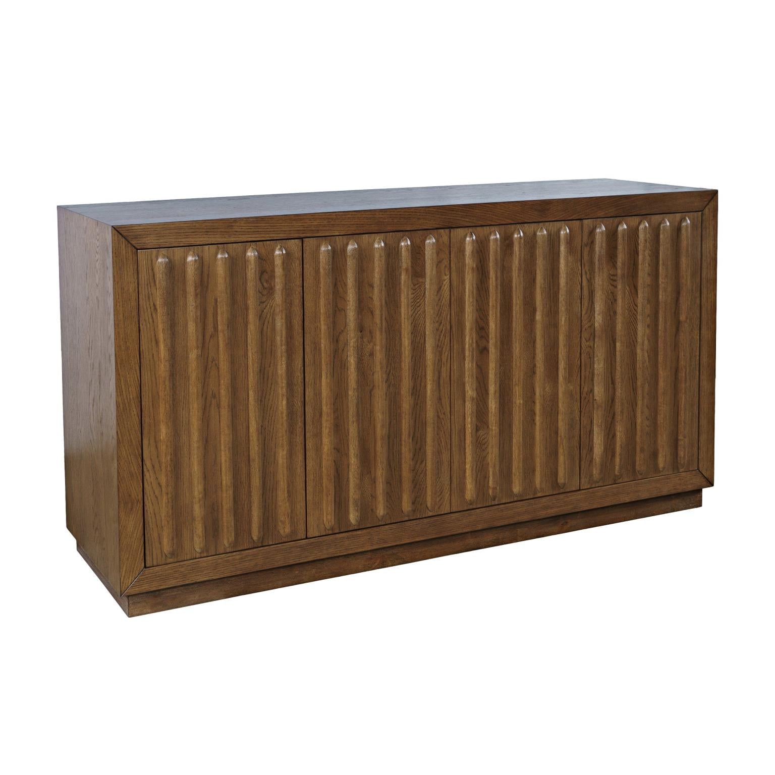 Cabinet with fluted door sideboard