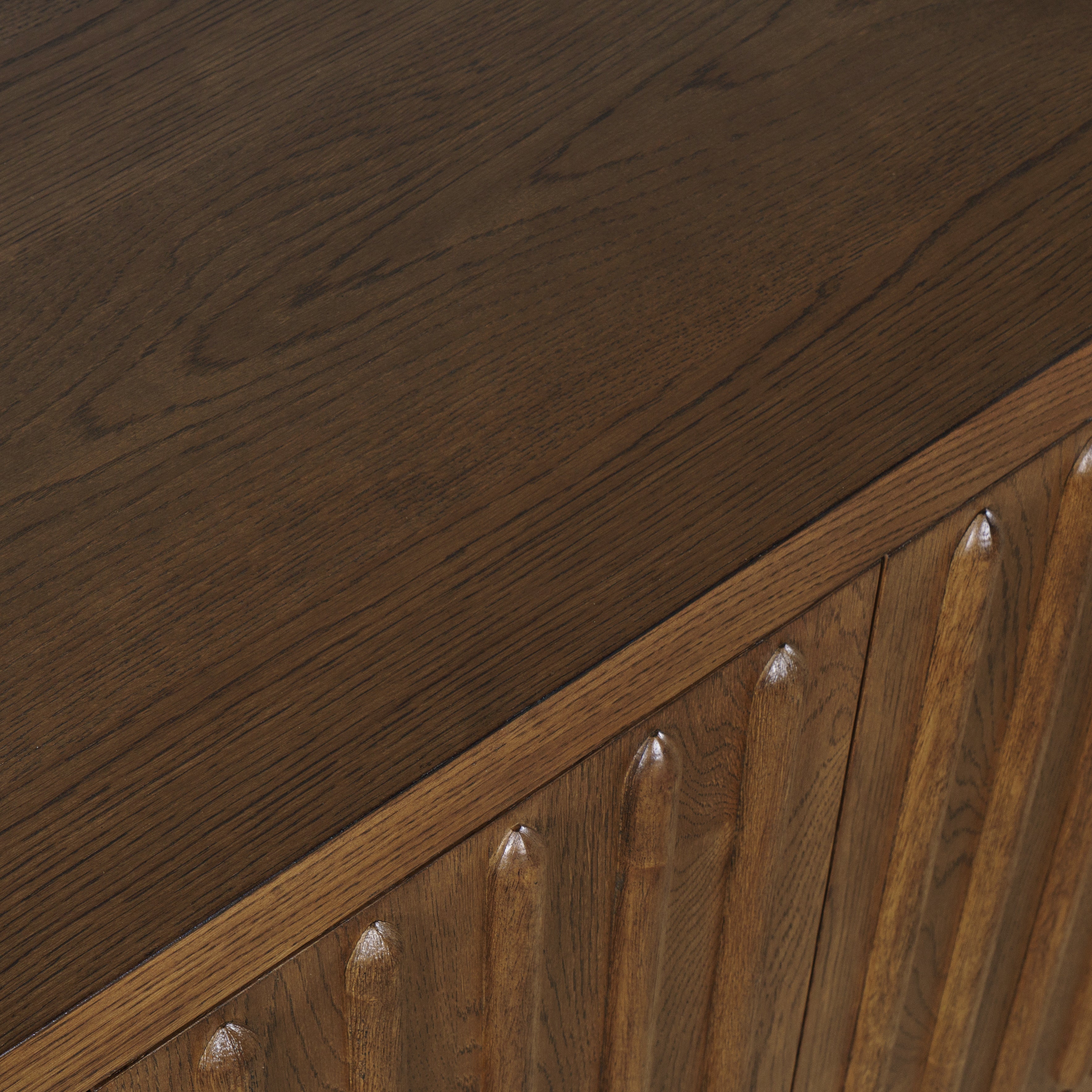 Cabinet with fluted door sideboard