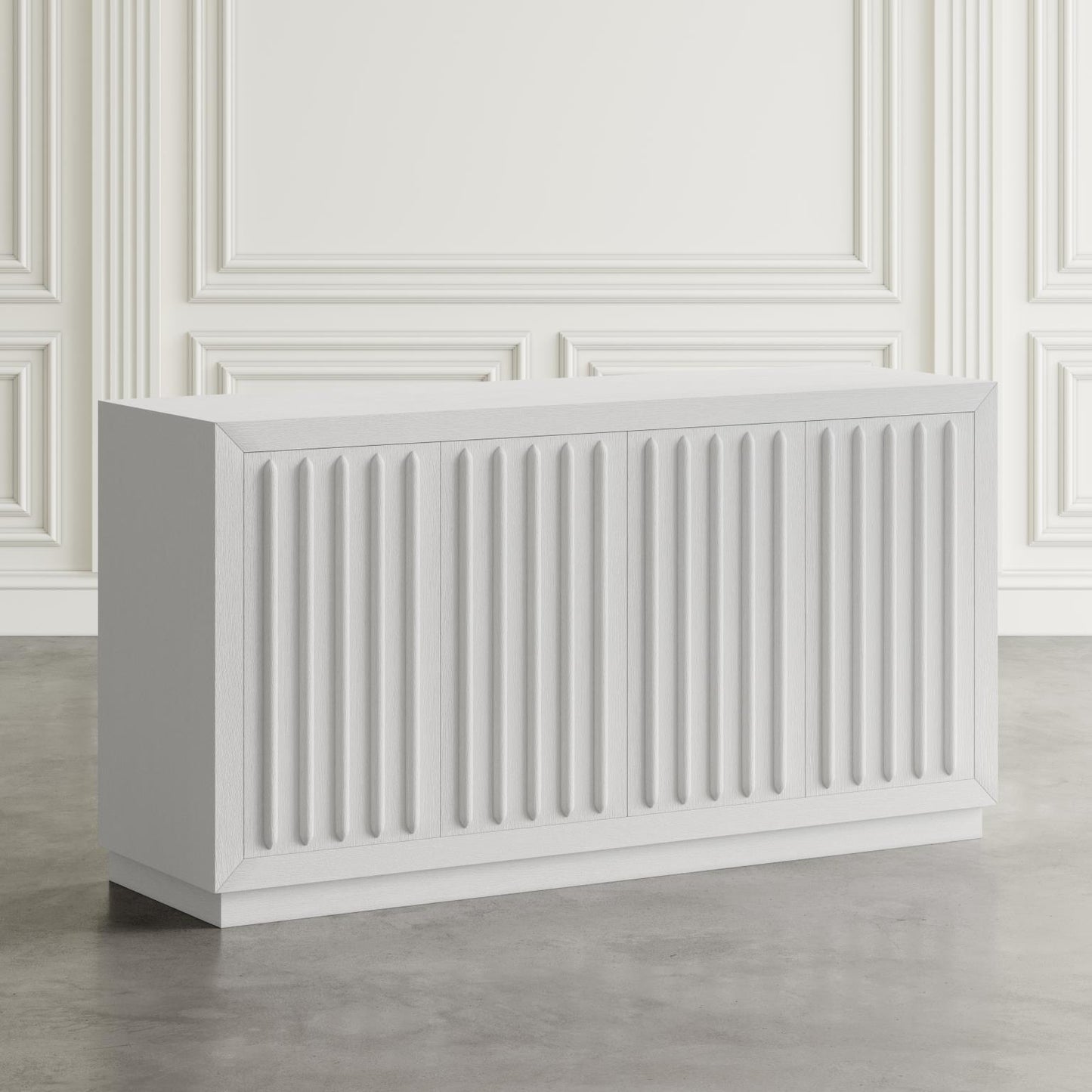 Cabinet with fluted door sideboard