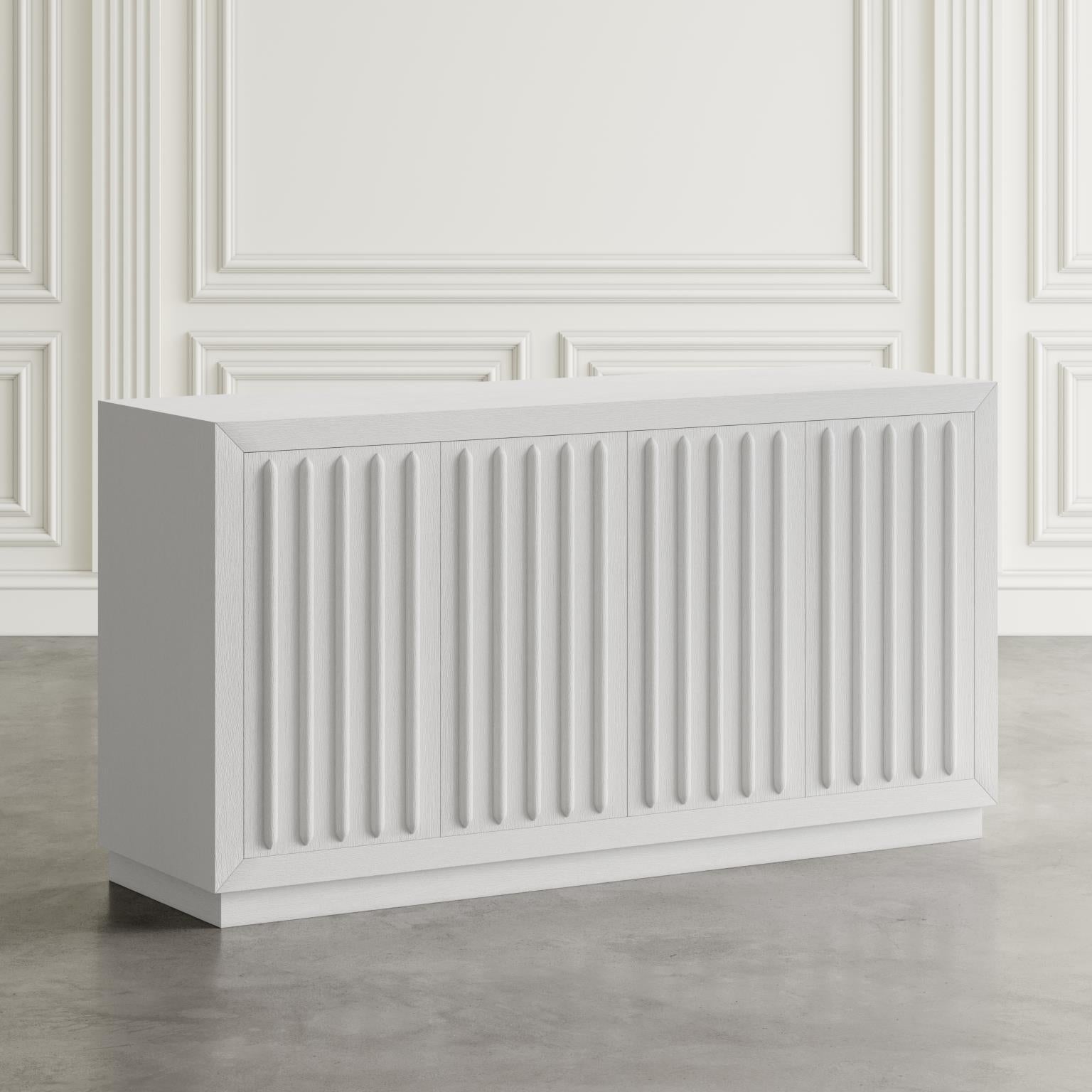 Cabinet with fluted door sideboard