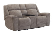 Colton - Power Zero Gravity Console Loveseat With Immersive Audio P3 - Branson Tweed