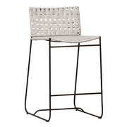 Ezra - Outdoor Counter Stool - Gray With Black
