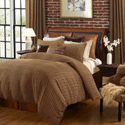 Clifton - King Comforter Set (Set of 3) - Brown / Green / Cream