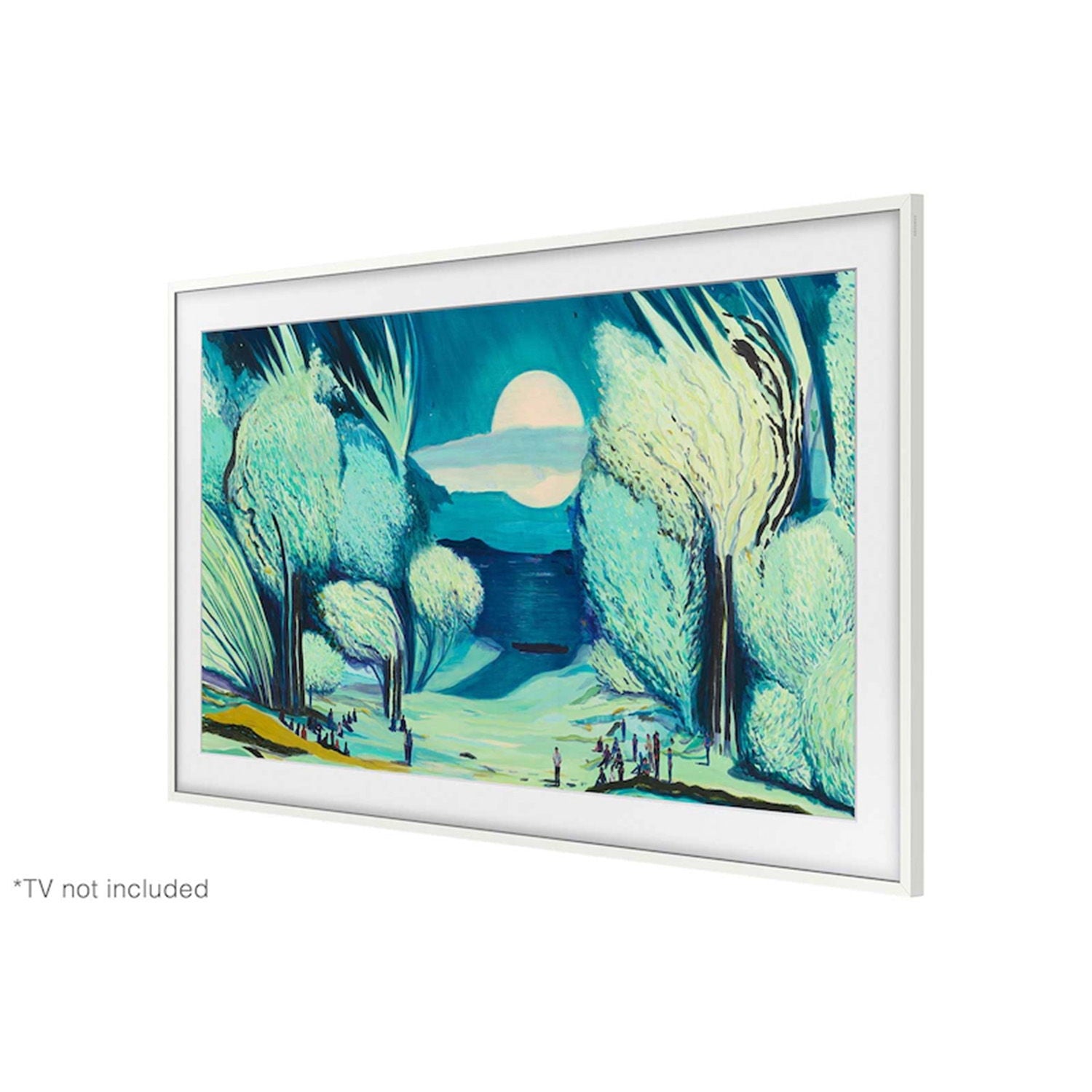 Samsung - 85" The Frame Customizable Bezel - White