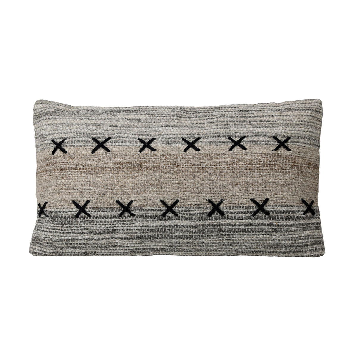 Kenya - Pillow - Gray And Taupe